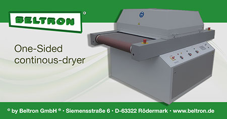 One sided continous dryer