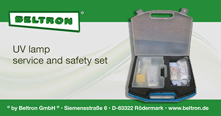 UV lamp service and safety set