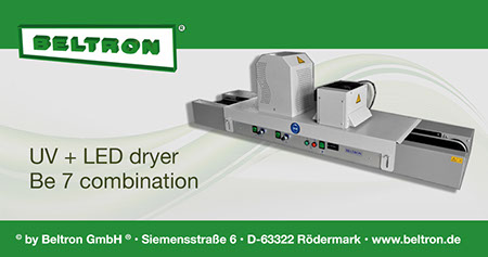 UV + LED dryer Be 7 combination