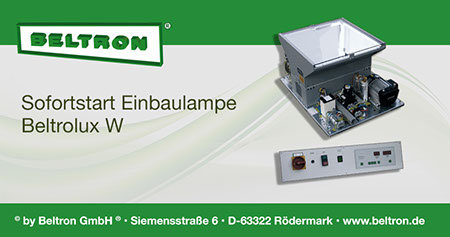 Sofortstart Einbaulampe Beltrolux W