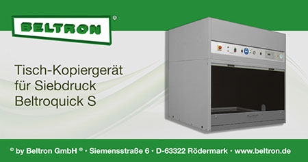 Tisch-Kopiergerät für Siebdruck Beltroquick S