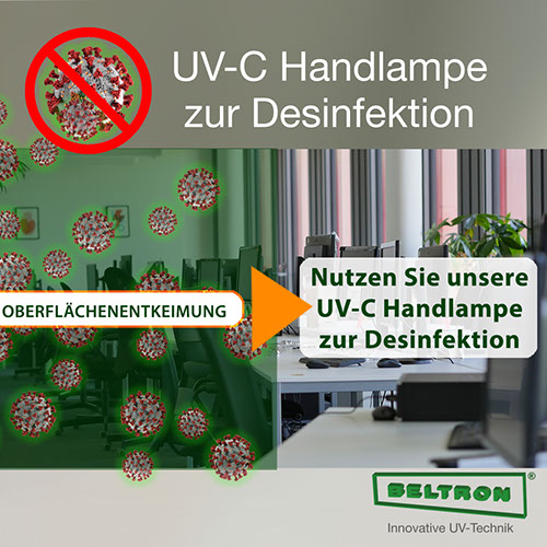 UV-C Handlampe